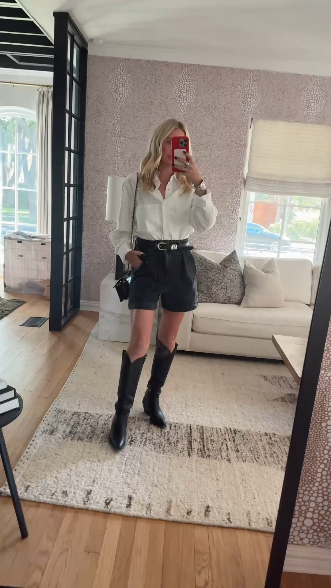 My Anine Bing boots (I took my true size), Madewell belt, and cuff are on sale at Shopbop!

I linked a Sam Edelman pair that look very similar!

#LTKSaleAlert #LTKShoeCrush