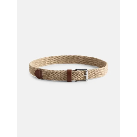 Wonder Nation Boys Tan Stretch Woven Belt, Sizes S-L | Walmart (US)