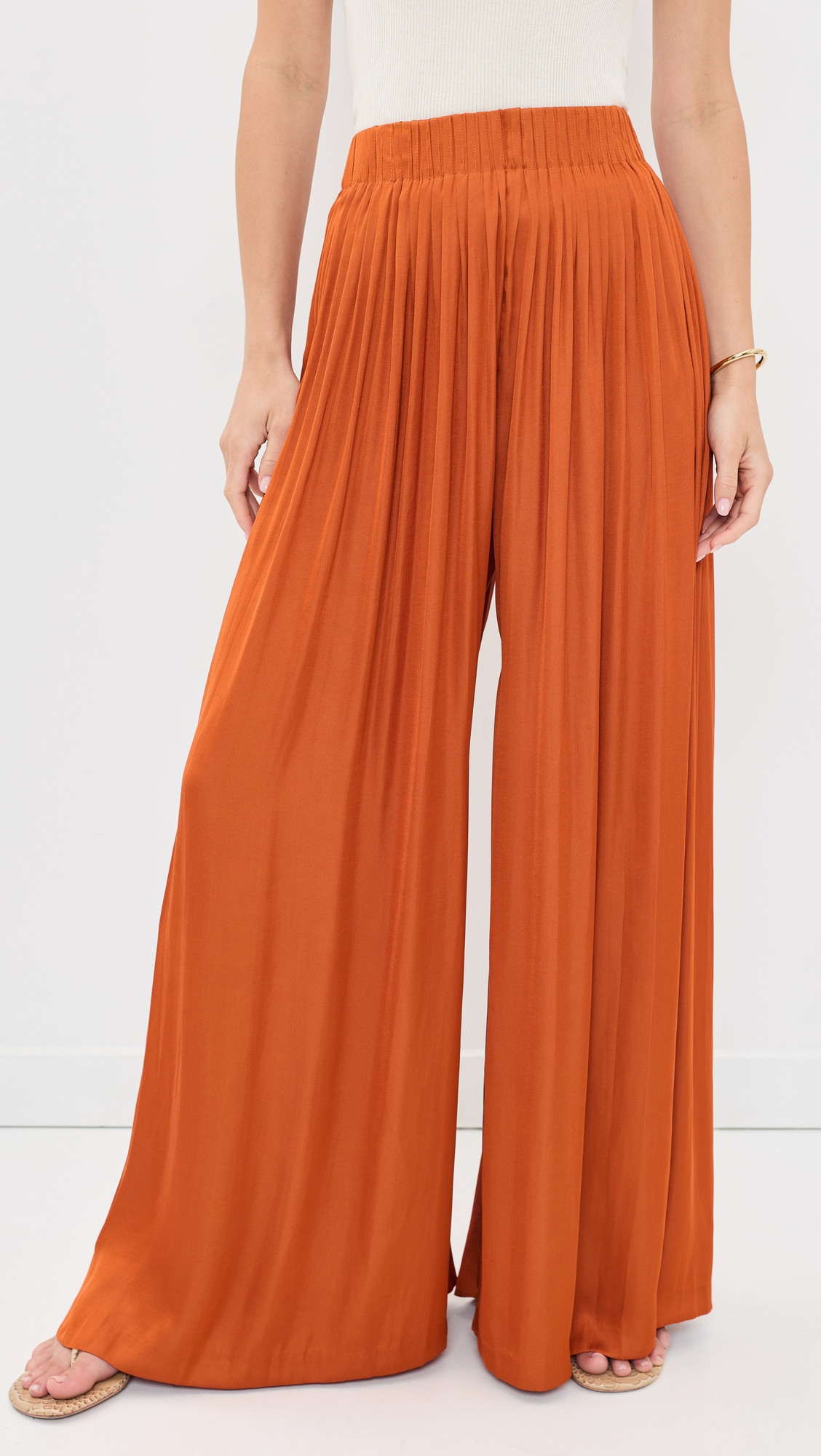 L'AGENCE Haylo Wide Leg Pull On Pants Sienna XS | Shopbop
