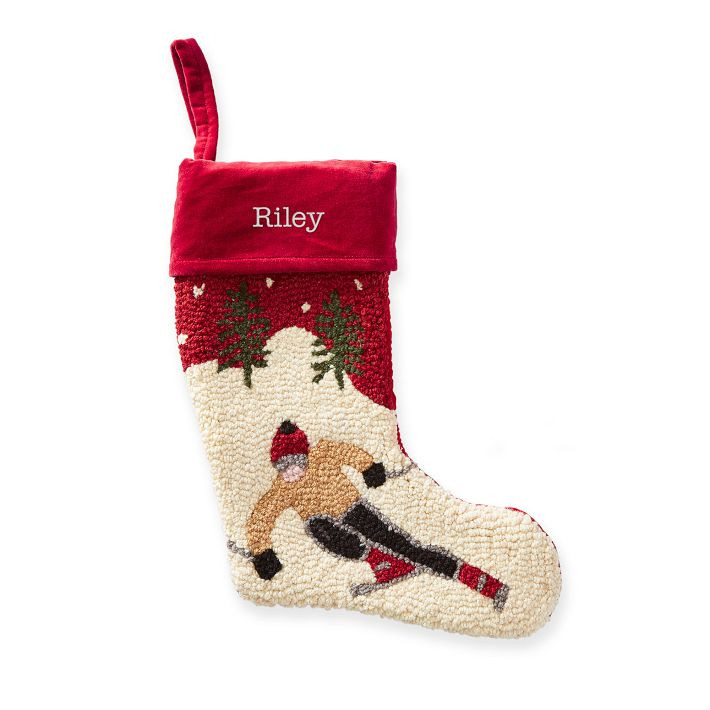 Hand Hooked Stocking | Mark and Graham