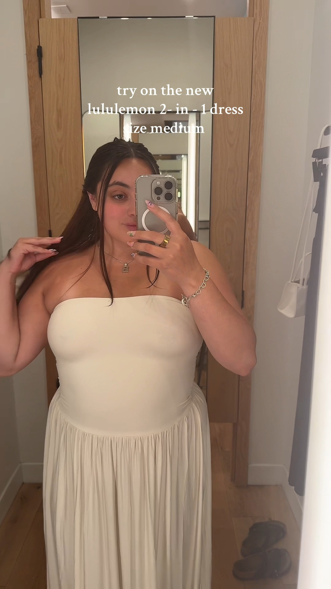 This new dress from lululemon is so comfortable and flattering. 🫶🏼 
The material is so soft and you can wear it as a skirt or a dress. It is perfect for the spring and summertime 🌸

#LTKMidsize #LTKActive #LTKSeasonal