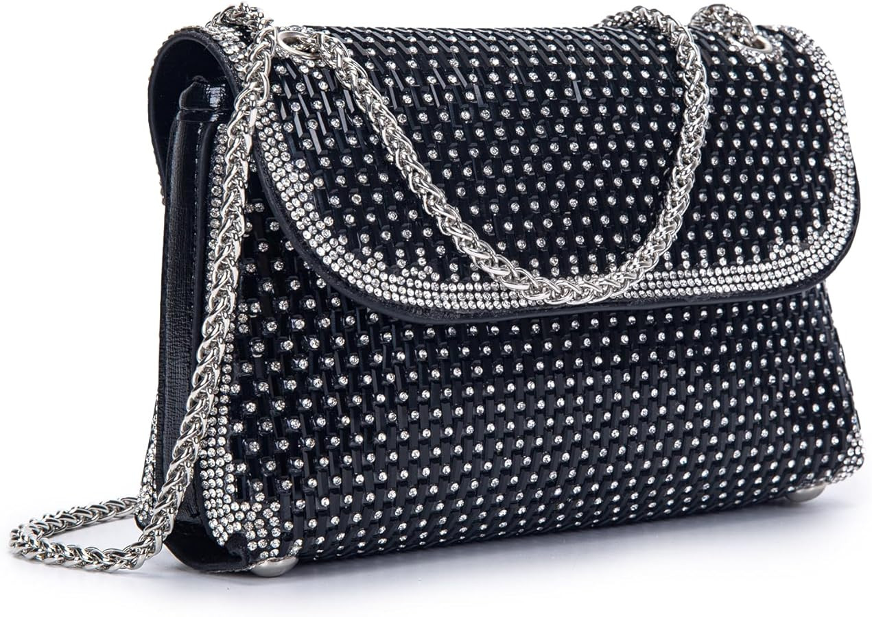 Shoulder Bags Crossbody Bag Purses Handbags Crystals Rhinestone Evening Bag for Women Clutch Purs... | Amazon (US)