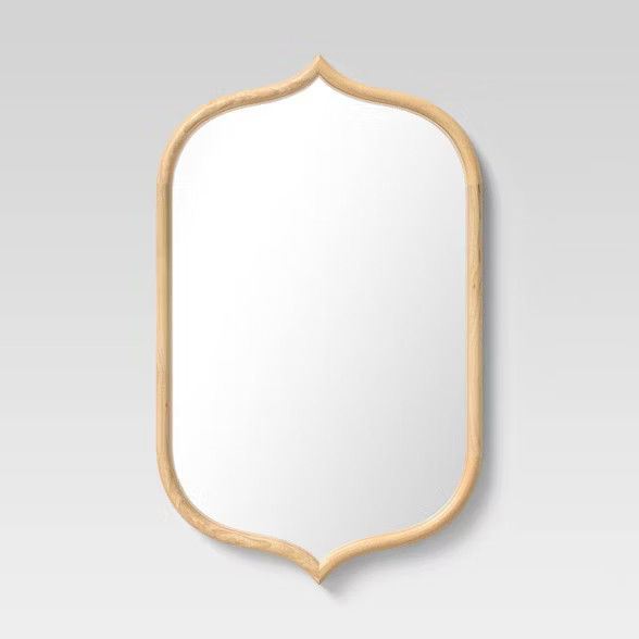 22" x 36" Top and Bottom Peak Mirror Natural - Opalhouse™ | Target