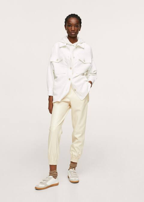 Texture overshirt | MANGO (US)