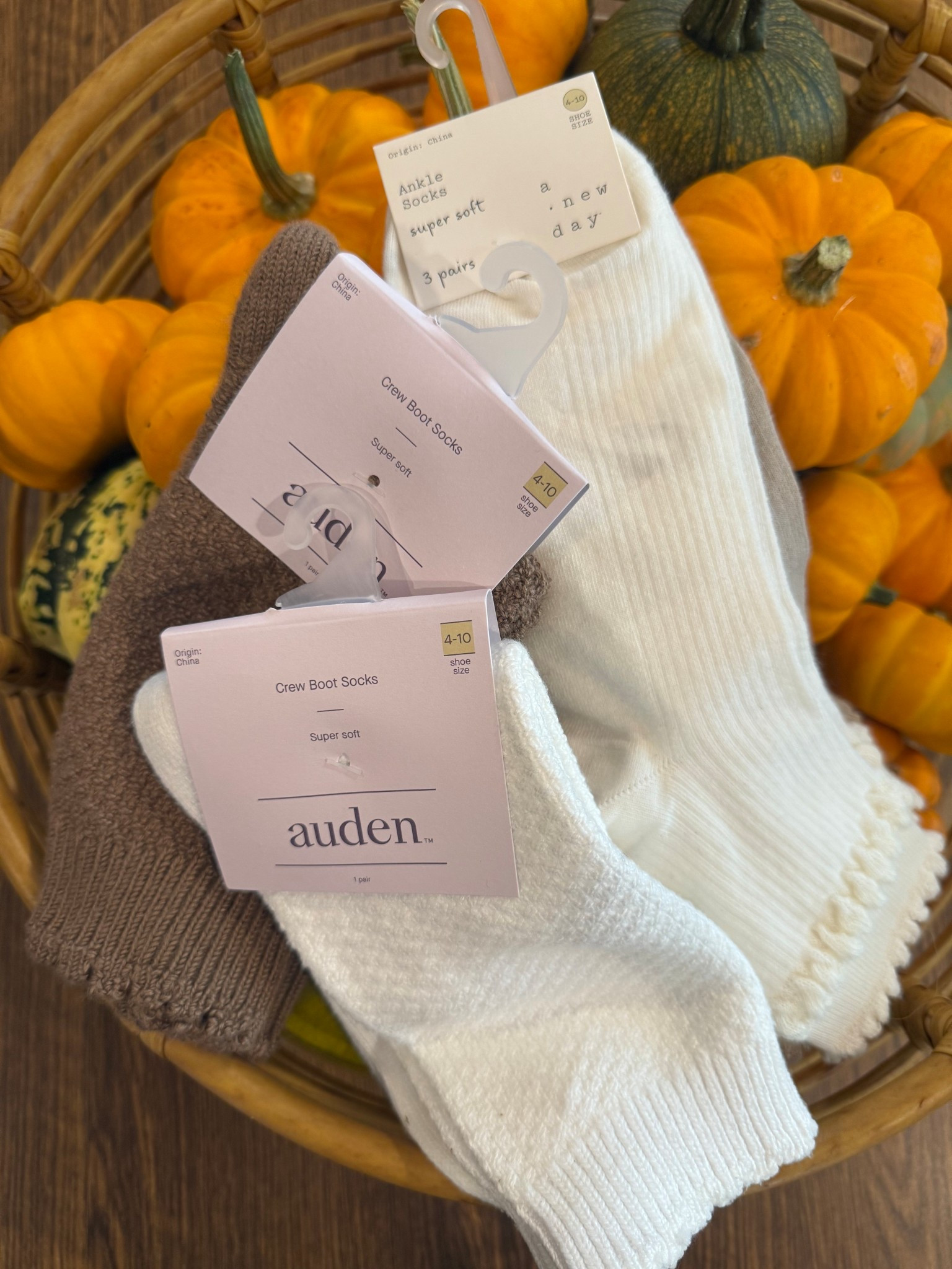 I got these Socks yesterday when I was at Target and I wanted to share because I think they will be great fall staple socks to go with boots or any outfit that you can think of! 

#target #targetfashion #socks #bootsocks #fallfashiontrends

#LTKFindsUnder50 #LTKSeasonal #LTKStyleTip