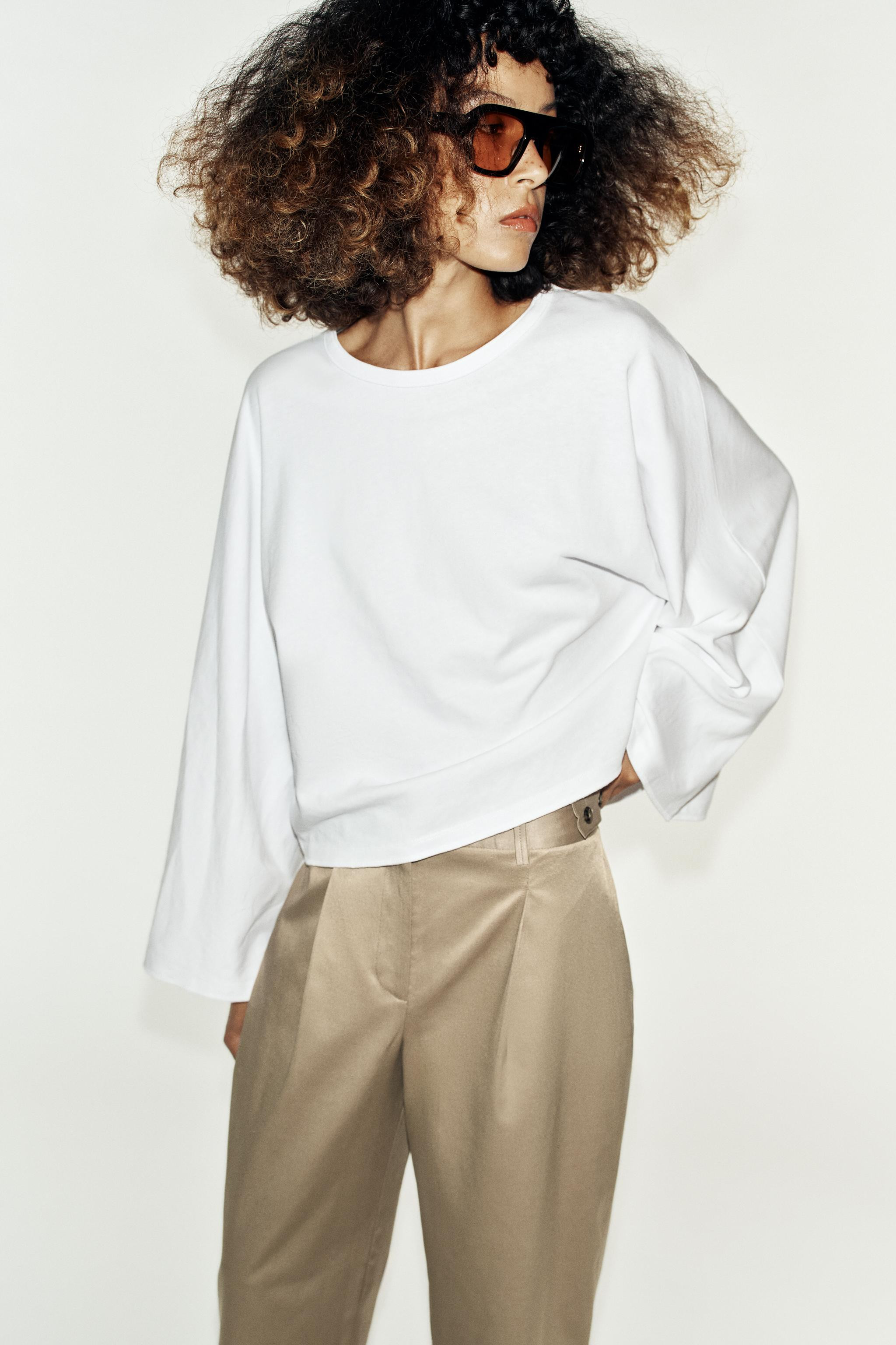 TROUSERS WITH WAIST TABS | Zara UK