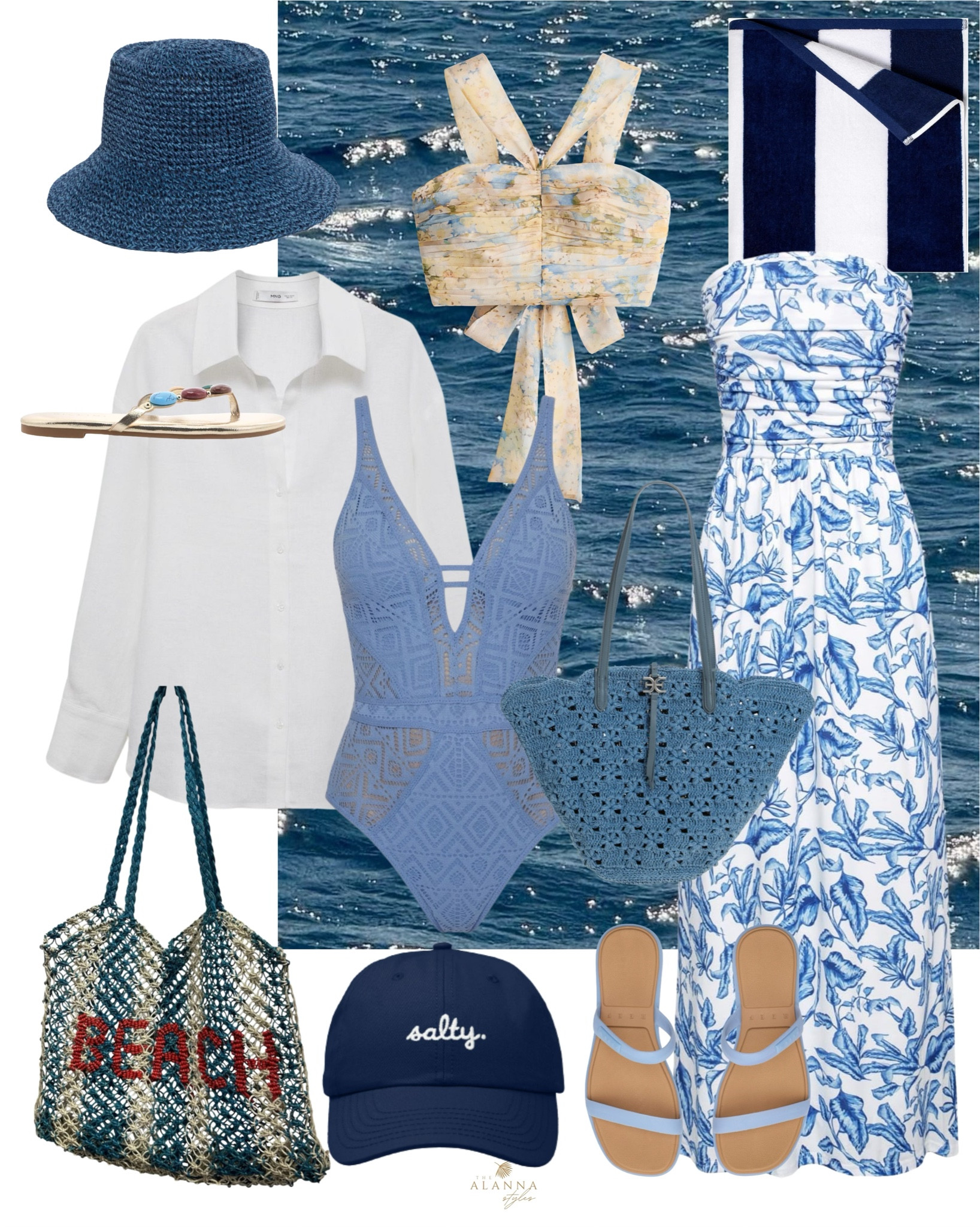 blue, green, and beach-ready. 🌊 taking the "european summer" aesthetic to amazon with these coastal finds. featuring chic crochet, textured swimwear, and that perfect "salty" cap for the boat or the beach club.

#LTKootd