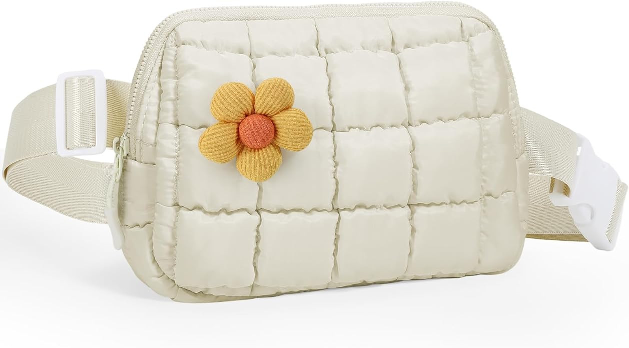 MADHOLLY Puffer Fanny Pack for Girls, 4-12 Year Old Girl Birthday Gifts Crossbody Belt Bag Christ... | Amazon (US)