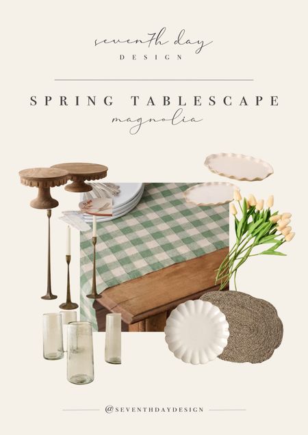 Spring table scape! 🌿🌷

Magnolia market, Joanna Gaines, spring table, spring decor, table decor, place setting 

#LTKSeasonal #LTKstyletip