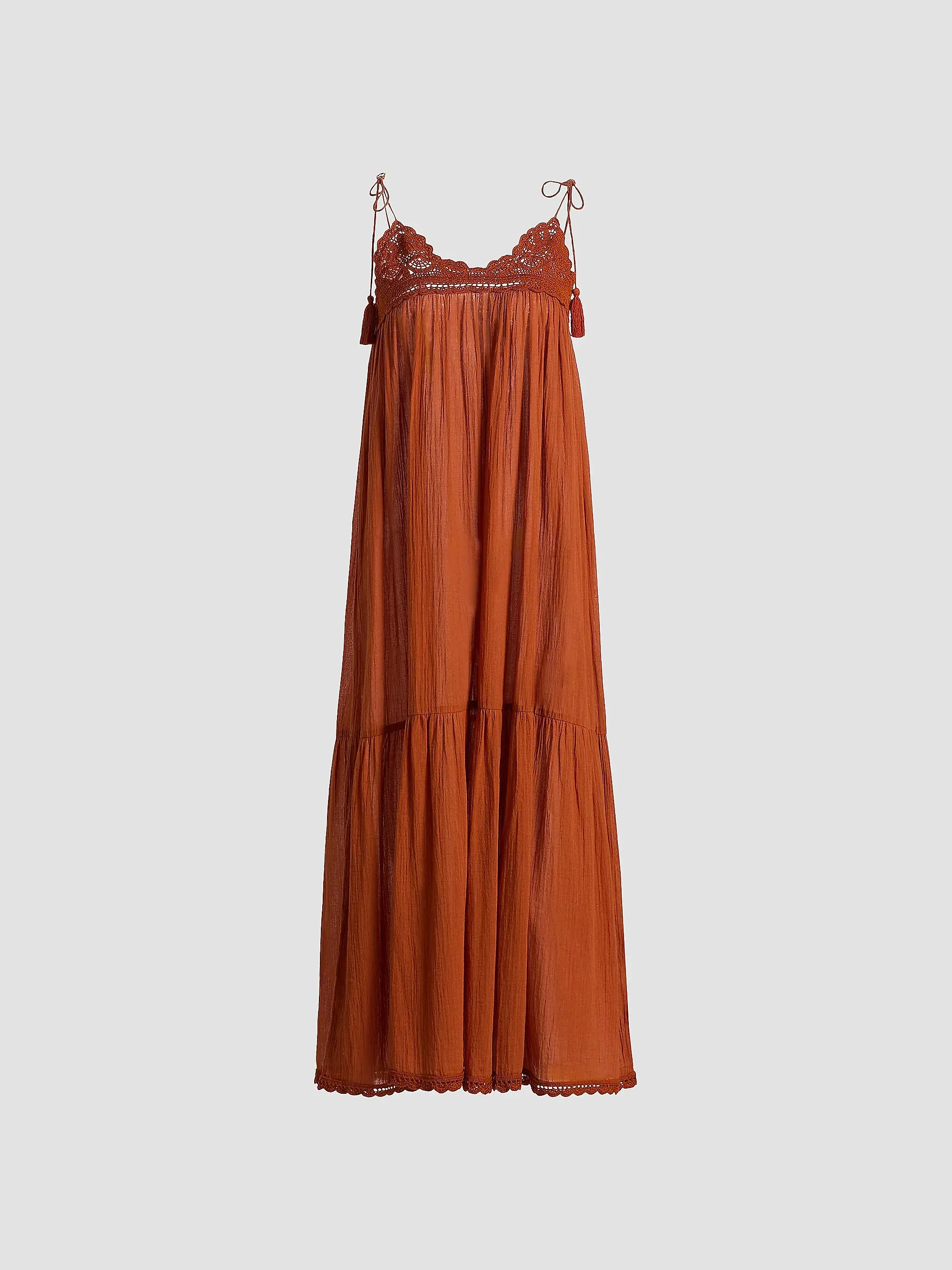 Linnea Cotton V-Neck Midi-Dress | Saks Fifth Avenue
