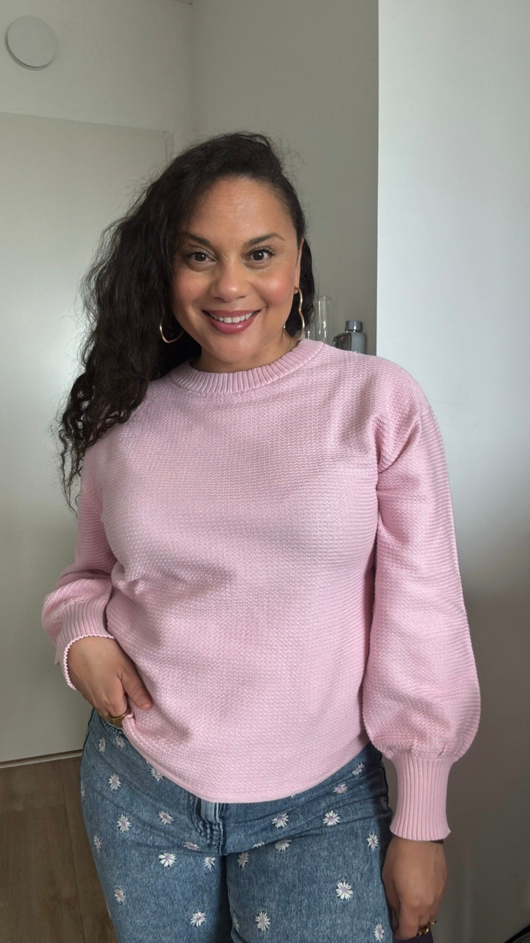 Roze trui. Maat S 

#LTKstyletip