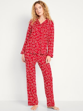 Knit Jersey Pajama Pant Set | Old Navy | Old Navy (US)