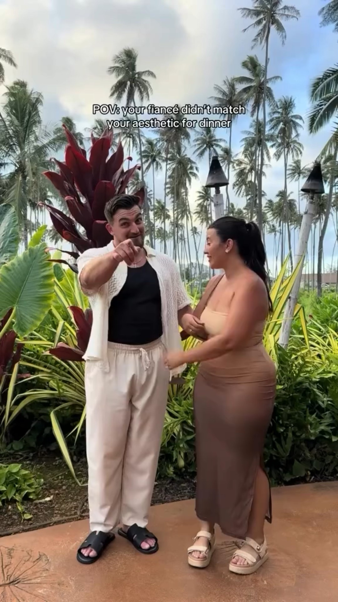 I promise y’all it’s not that serious, we made our outfit video & he slayed with his black “wife pleaser” and sandals 💅🏼🤣

#couplegoals #couplecomedy #couplestiktok #couplesgoals #Relationship #relationshipgoals #relationships #relateable
