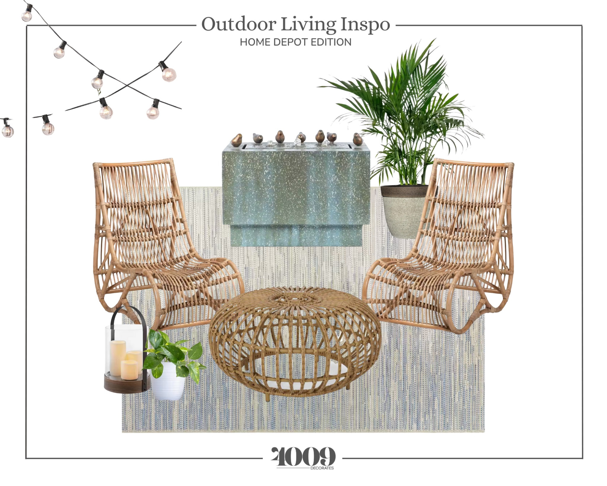 Great outdoor space or outdoor living inspo. That fountain is 😍😍😍

#LTKsalealert #LTKhome #LTKSeasonal