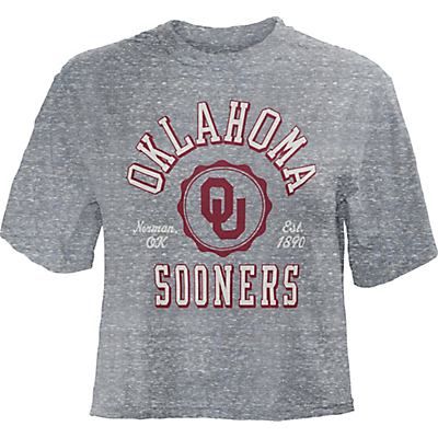 Three Square Women's University of Oklahoma Bishop Crop Top T-shirt | Academy | Academy Sports + Outdoor Affiliate