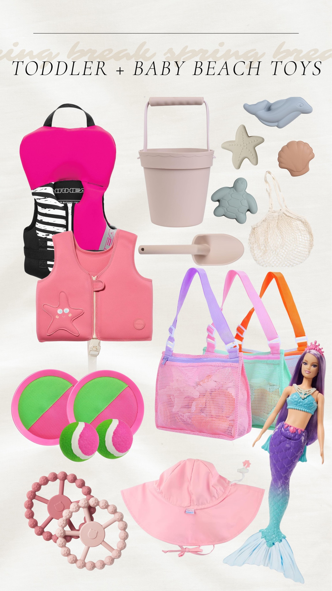 Toddler and baby beach toys! Nora loves her mermaid doll and always brings it with her to the beach. 

Toddler beach, baby beach, beach toys for kids, outdoor toys, spring break, Maddie Duff 

#LTKswim #LTKkids #LTKSeasonal