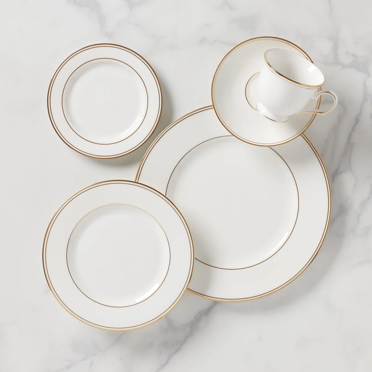 Lenox Federal Gold 5-Piece Place Setting | Wayfair North America