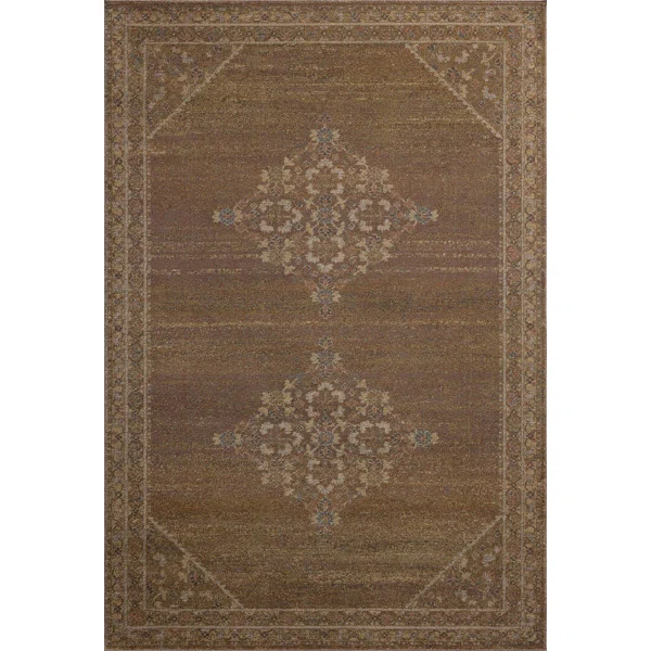 Magnolia Home by Joanna Gaines x Loloi Mona Sunset / Natural Area Rug | Wayfair North America
