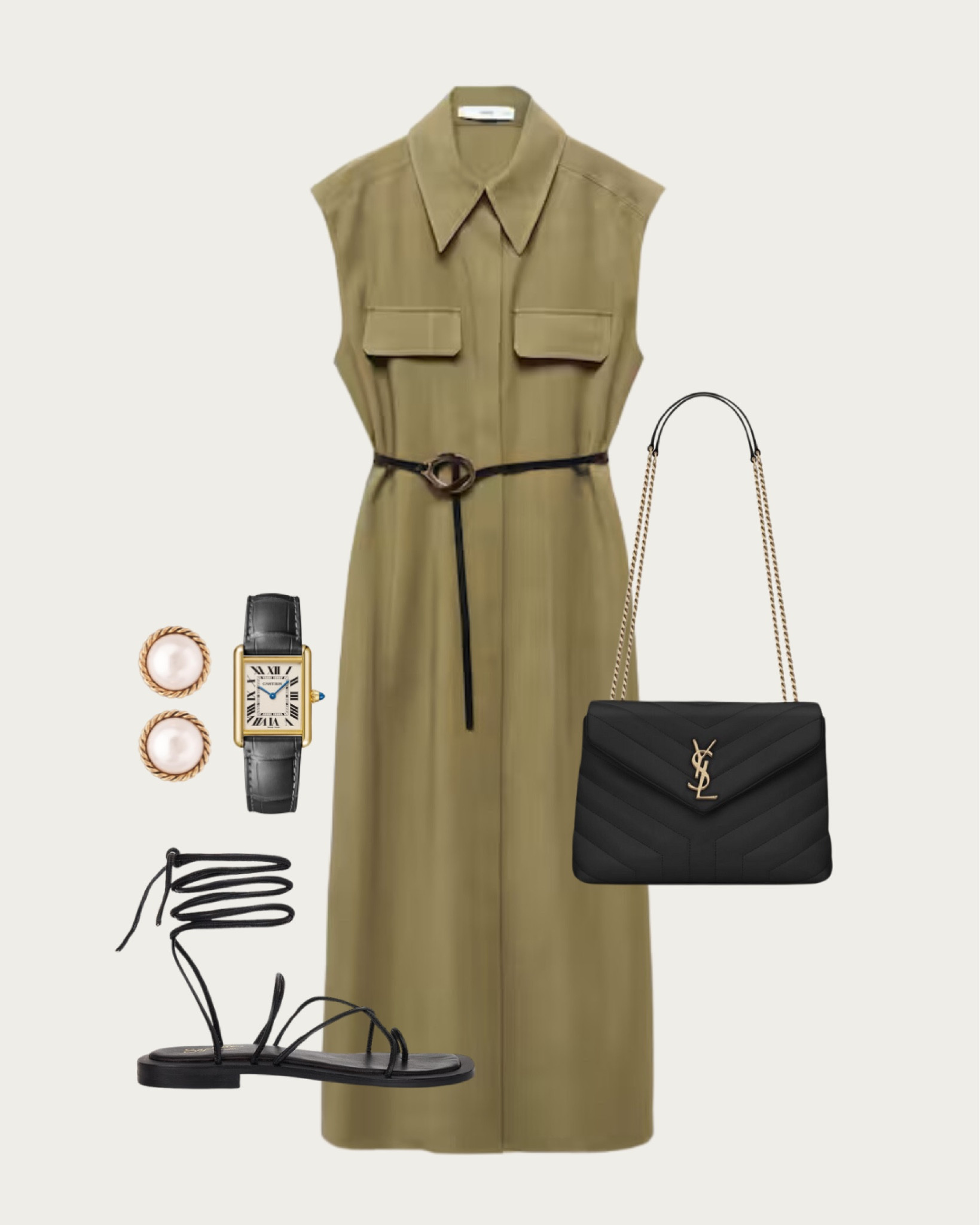 Utility Meets Elegance: A Timeless Shirtdress Ensemble

Discover the perfect blend of functionality and style with this stunning olive shirtdress. Its clean lines and subtle waist cinching define a silhouette that’s both commanding and graceful. Paired with strappy sandals, an elegant shoulder bag, and a classic watch, this look is effortlessly versatile. Ideal for a day at the office or an al fresco dinner, it's a testament to the power of understated style. Elegant pearl earrings provide a soft contrast to the dress's structured form, making it a board-worthy look for seasons to come.


#LTKfindsunder50 #LTKstyletip #LTKworkwear