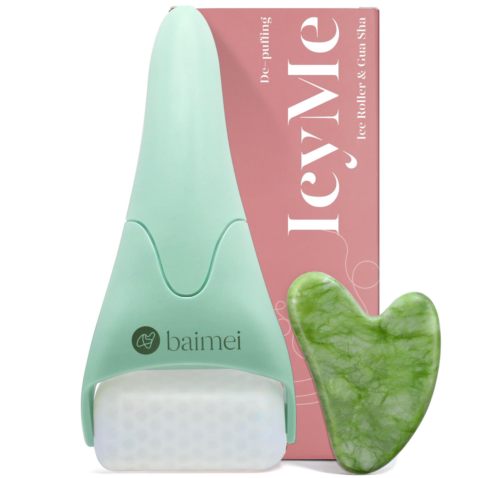 BAIMEI IcyMe Cryotherapy Ice Roller and Gua Sha Facial Tools Reduces Puffiness Migraine Pain Reli... | Amazon (US)