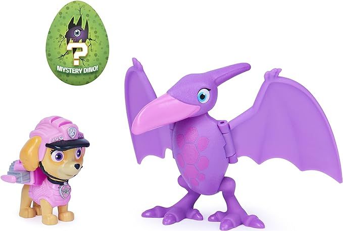 Paw Patrol, Dino Rescue Skye and Dinosaur Action Figure Set, for Kids Aged 3 and up | Amazon (US)