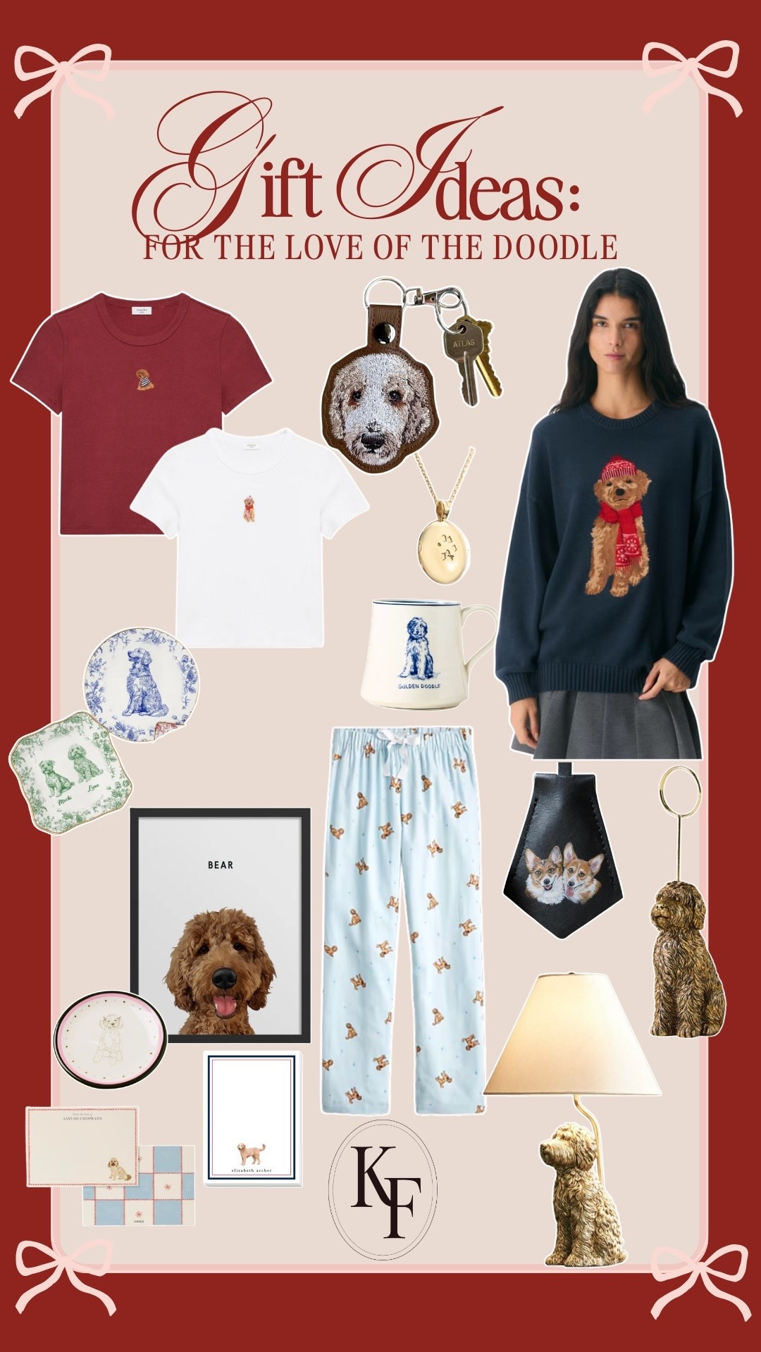 Doodle related Christmas gifts for the pet parent! 

Included my fave doodle holiday sweater, doodle matching pjs, my fave mug, and great personalized gift ideas!

Illustrated art print is from West & Willow

#LTKHoliday #LTKPets #LTKGiftGuide