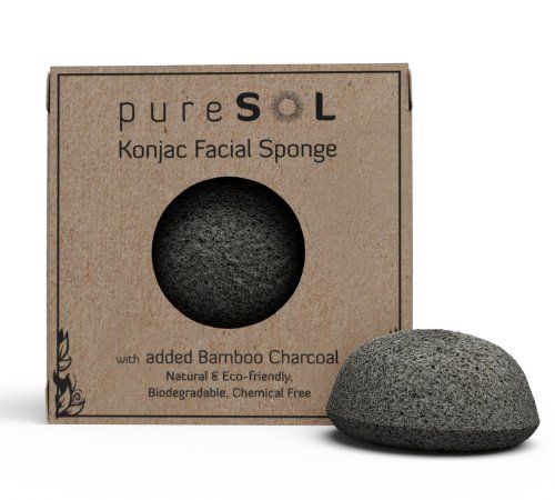 Konjac Sponge - Activated Charcoal - Facial Sponge | Amazon (US)