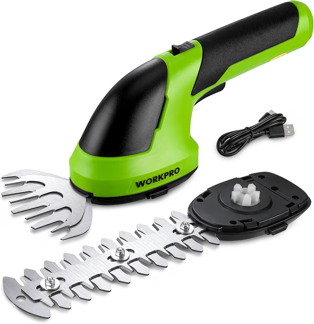 WORKPRO Cordless Grass Shear & Shrubbery Trimmer - 2 in 1 Handheld 7.2V Electric Grass Trimmer He... | Amazon (US)