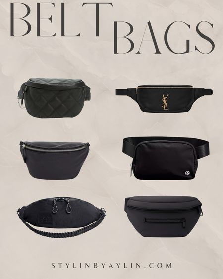 Belt bags, black bag, gift idea for her #StylinbyAylin 

#LTKitbag #LTKGiftGuide #LTKHoliday