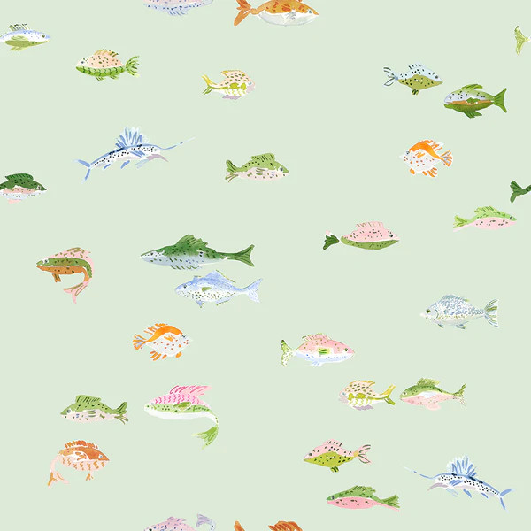 Sousmarine Fish Fabric | Evelyn Henson