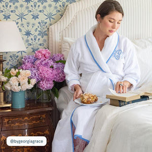 Women's Long White Robe | Weezie Towels