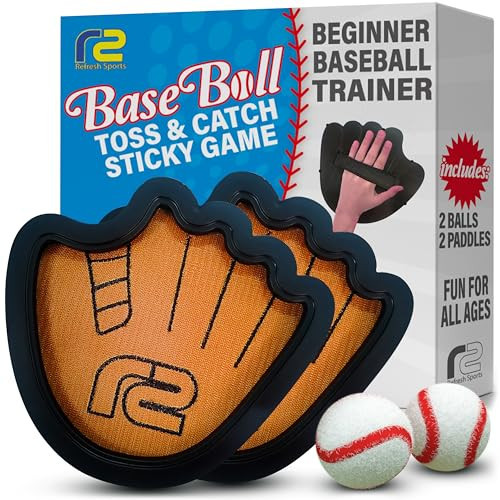 Toss and Catch Ball Set: Fun Ball and Catch Game - Baseball Gifts for Boys & Girls - Easter Gifts for Kids & Toddler Toys for 9 8 7 6 5 4 3 + Year Old Boys Birthday Gift & Easter Basket Stuffers Idea | Amazon (US)