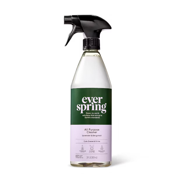 Lavender & Bergamot All Purpose Cleaner - 28 fl oz - Everspring™ | Target