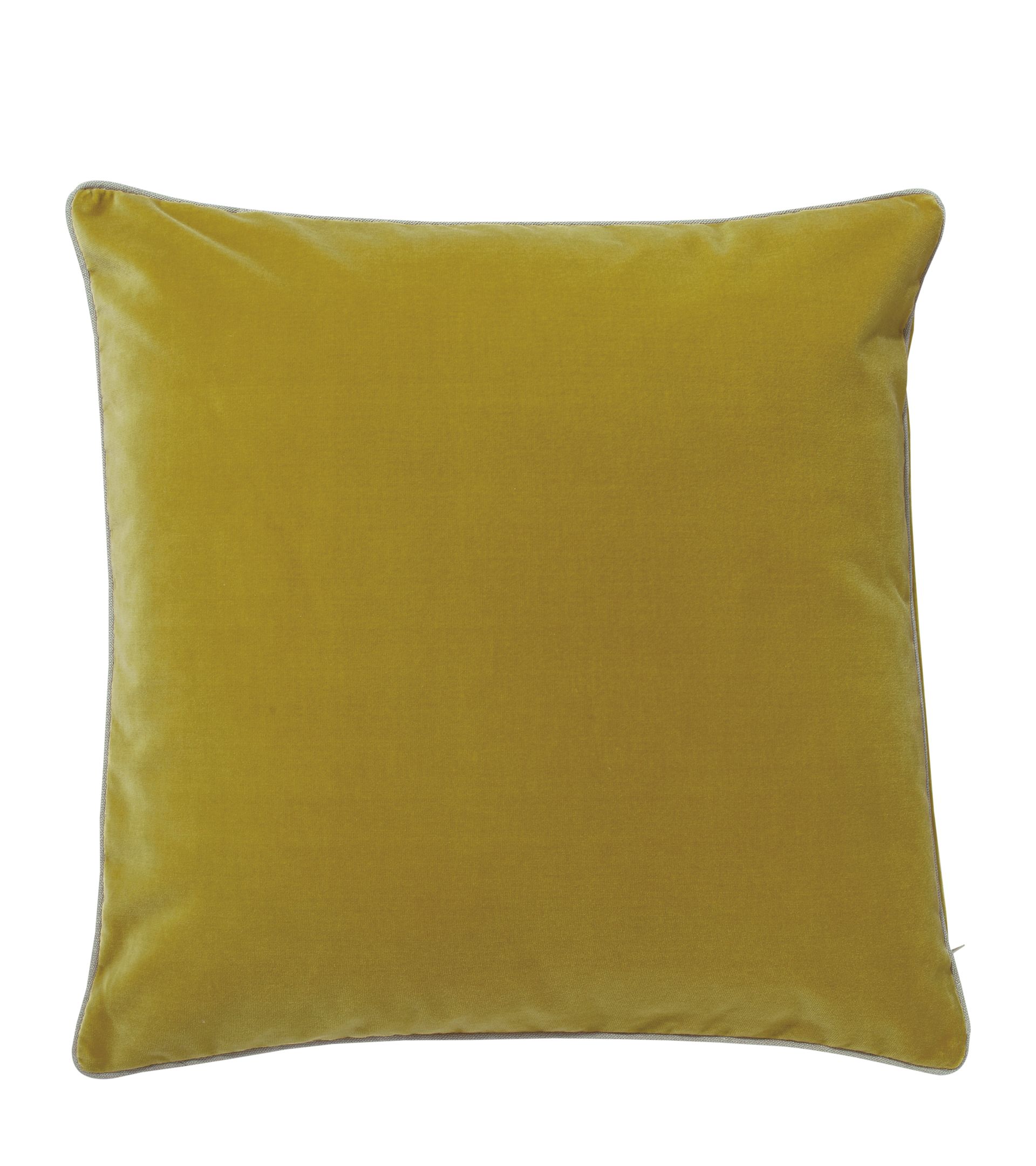 Large Plain Velvet Pillow Cover - Alchemilla | OKA US