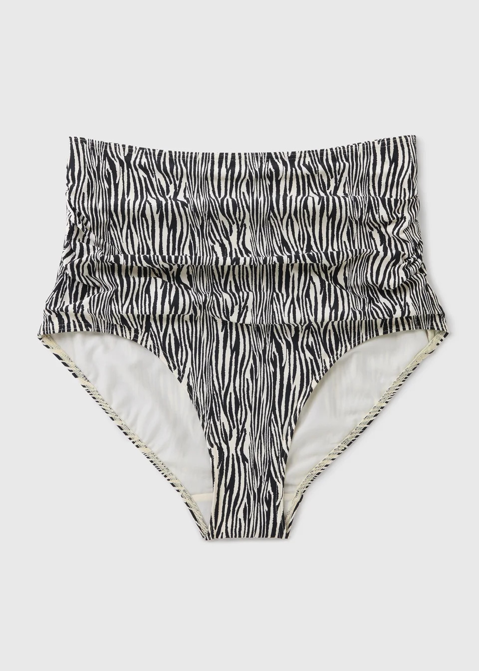 Brown Zebra Print Shapewear Bikini Bottoms | Matalan (UK)