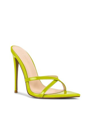 FEMME LA Donatella Mule in Lime from Revolve.com | Revolve Clothing (Global)