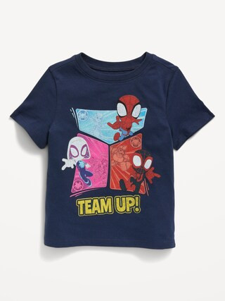 Marvel™ Spider-Man "Team Up" Unisex Graphic T-Shirt for Toddler | Old Navy (US)
