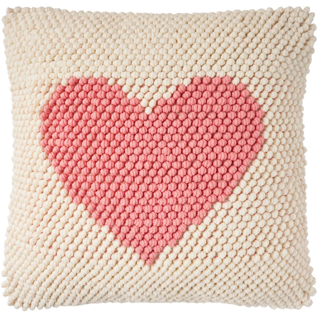 Mina Victory Loop Heart 18" x 18" Indoor Throw Pillow | Target