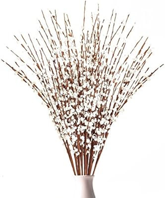 Yinhua 10 Pcs 29.5" Long of Jasmine Artificial Flowers Faux Jasmine Fake Flower for Wedding DIY F... | Amazon (US)