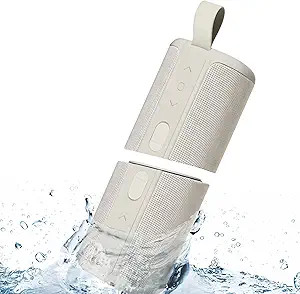 KOVE Commuter 2 Portable Speaker - Stone Bluetooth Speakers, Wireless with HD Louder Volume, Deep... | Amazon (US)