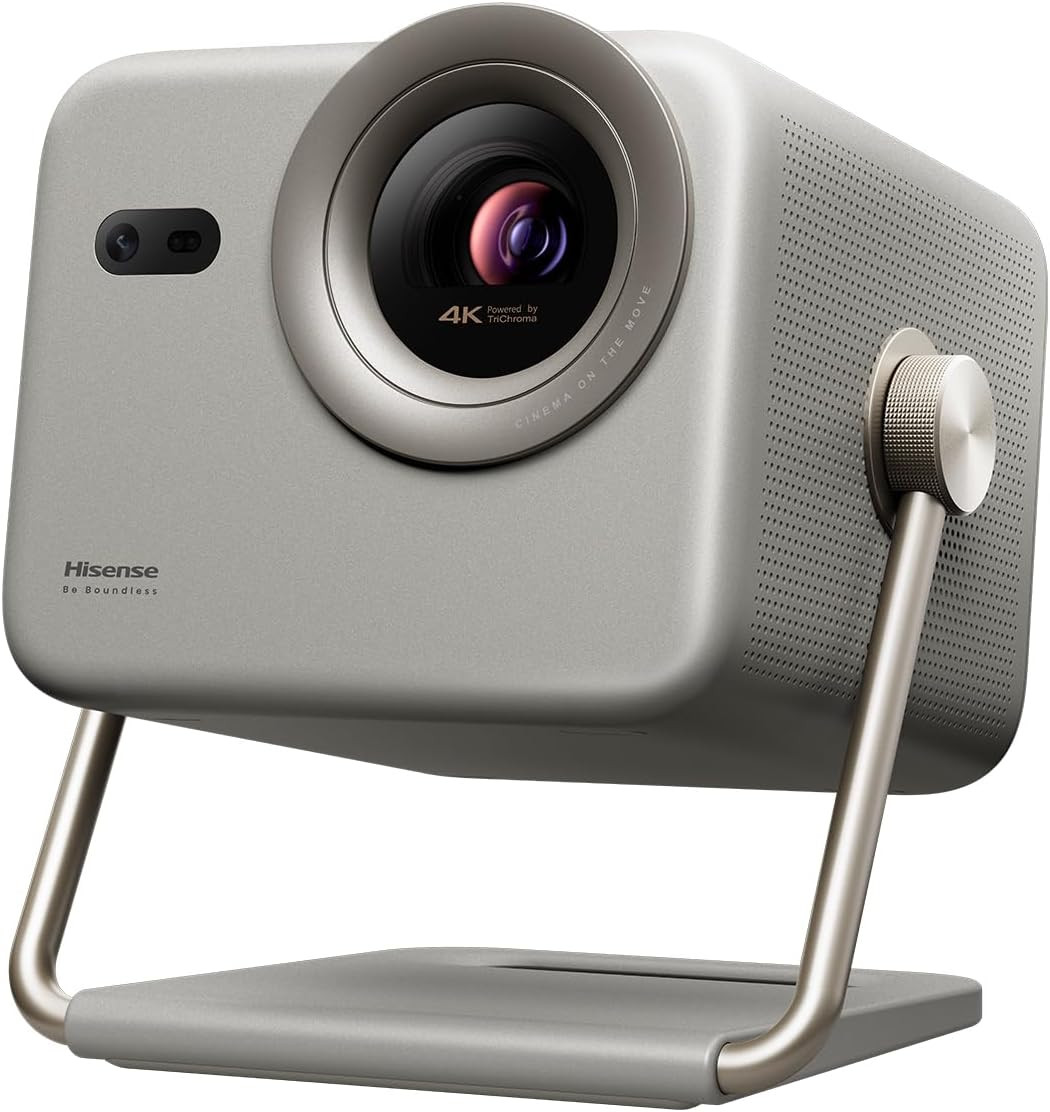 Hisense M2 Pro, Triple Laser Smart Portable Lifestyle Projector, 4K UHD, 65” – 200”, 1,300 Lumens, Dolby Vision,Optical Zoom, Intelligent Screen Adjustments, Vidaa OS, Netflix Included, Dolby Audio | Amazon (US)