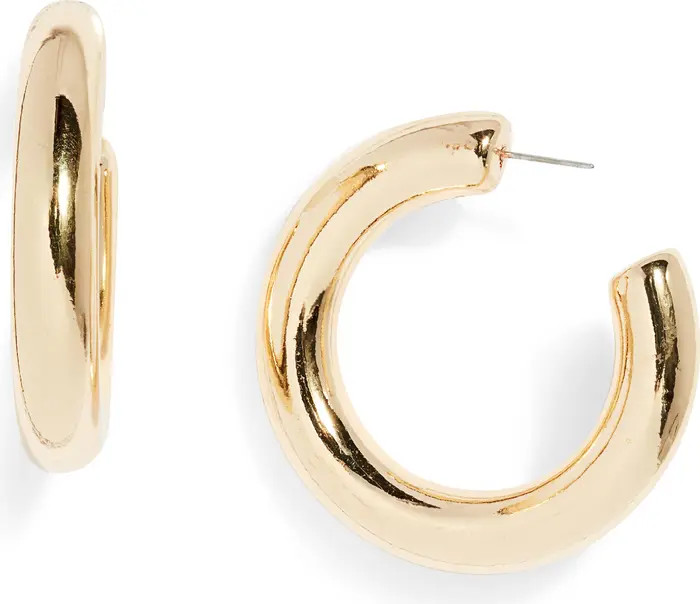 Casa Clara Dallas Tube Hoop Earrings | Nordstrom | Nordstrom