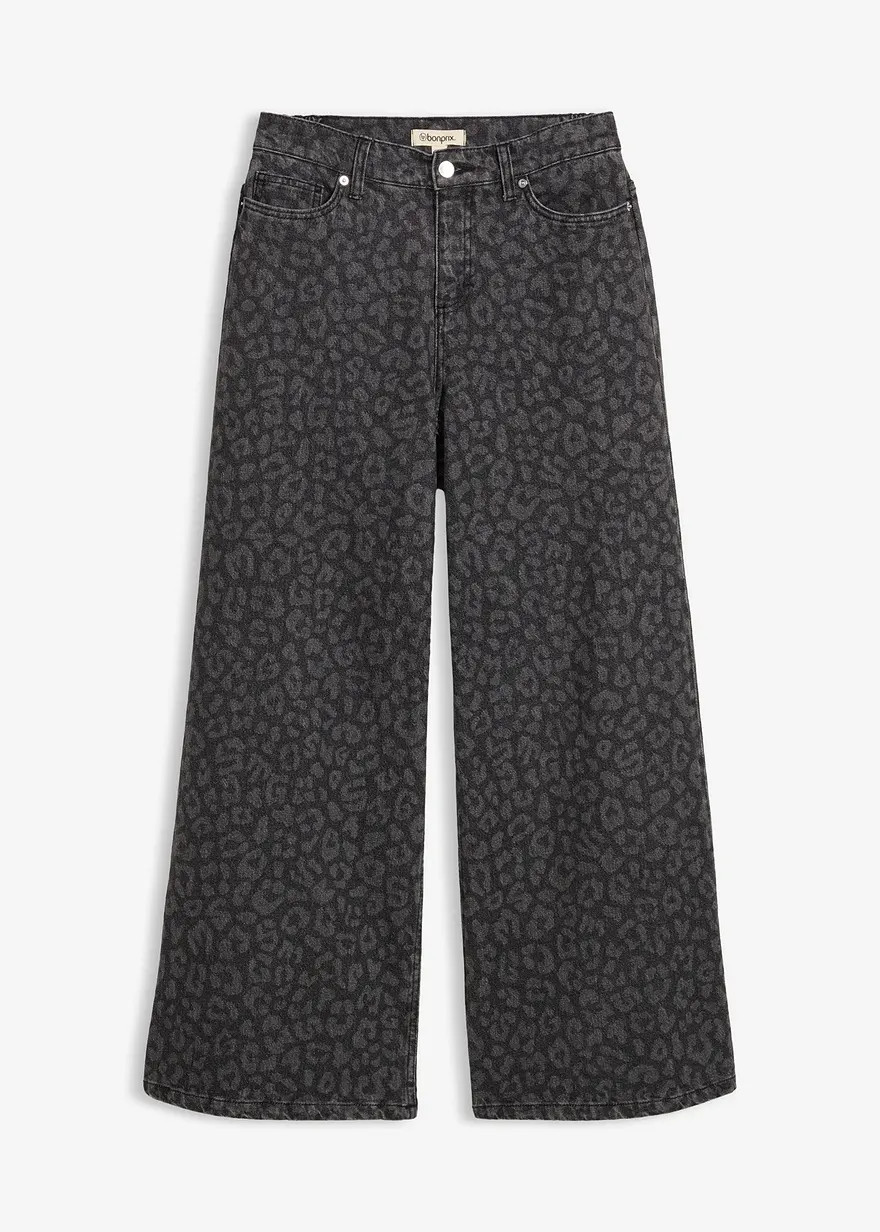 Wide-Leg-Jeans Mid Waist | Bonprix DE