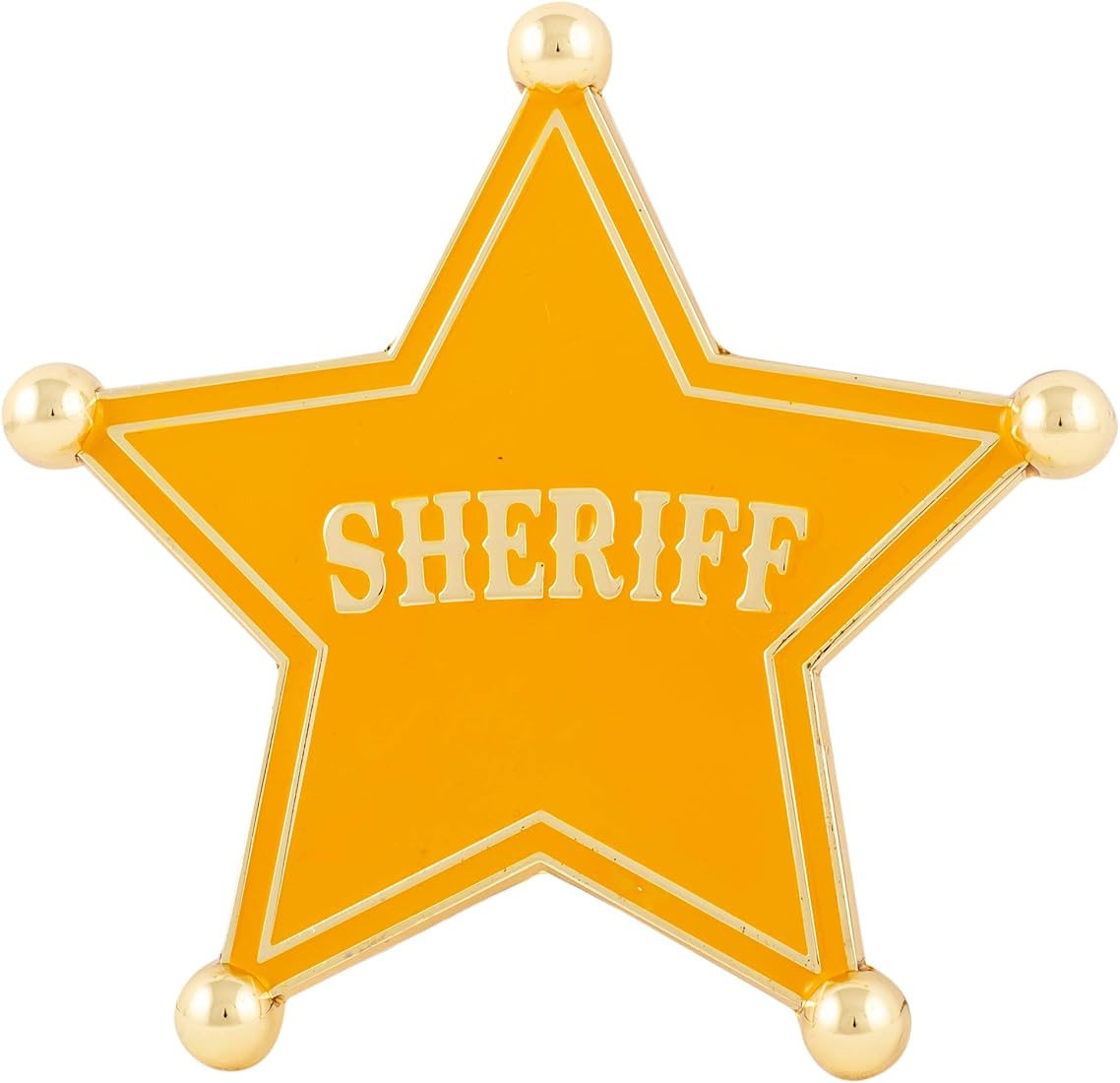 Sheriff Woody Halloween Costume Accessory Cowboy Badge Gold | Amazon (US)