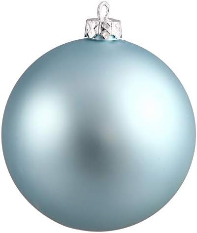 Vickerman 3" Baby Blue Matte Ball Ornament, 12 per Bag | Amazon (US)