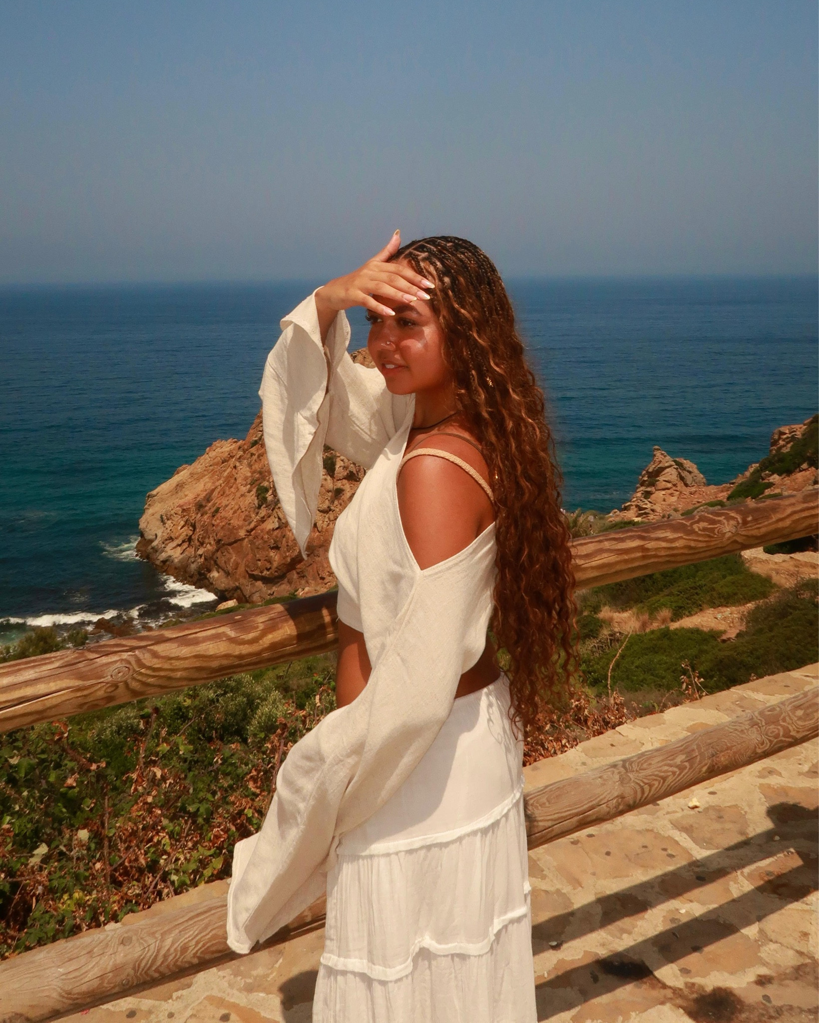 🌊

Summer outfit, summer style, off the shoulder top, maxi skirt, tiered skirt, white skirt, holiday outfitt

#LTKsummer #LTKtravel #LTKuk