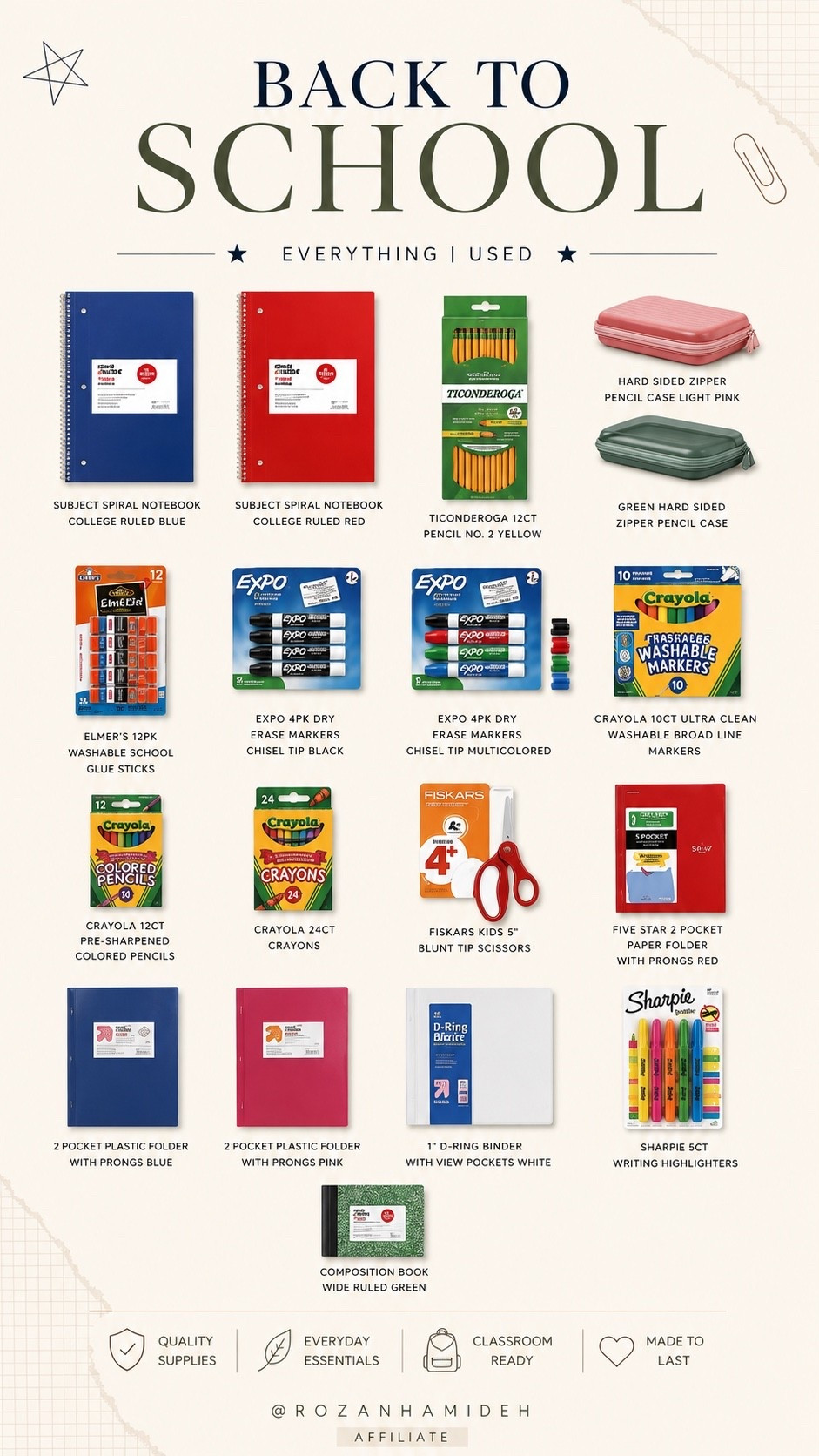 Sharing some of our back-to-school essentials! These are great basics to have on hand before the school year starts, and they’re all linked in one place. ✏️📚

#BackToSchool #SchoolSupplies

#LTKKids #LTKSeasonal
