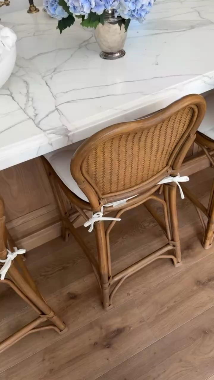 Loved these barstools from Studio McGee! Fun tie detail...

#LTKHome