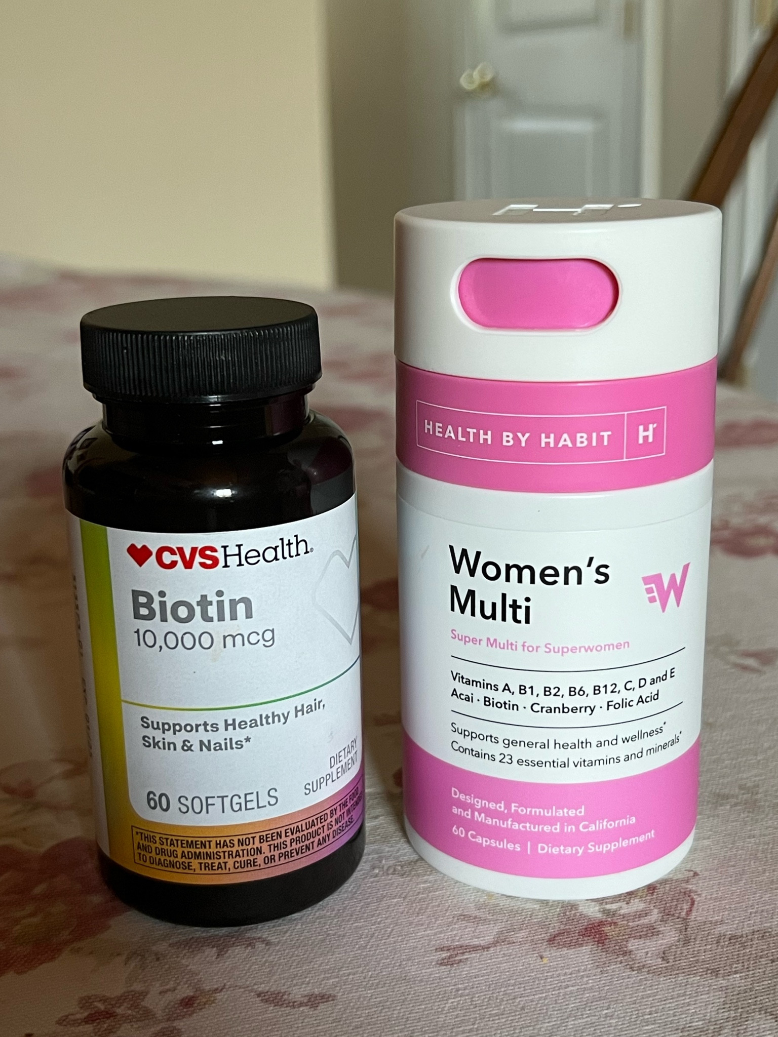 My daily vitamins 💊😗✌🏻 biotin from CVS and health by habit from target or walmart

#LTKSeasonal #LTKhome #LTKbeauty