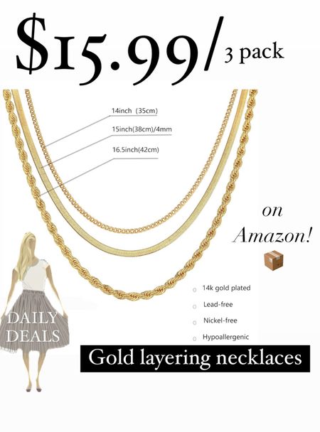 Gold layering necklaces

#LTKsalealert #LTKworkwear #LTKfindsunder50